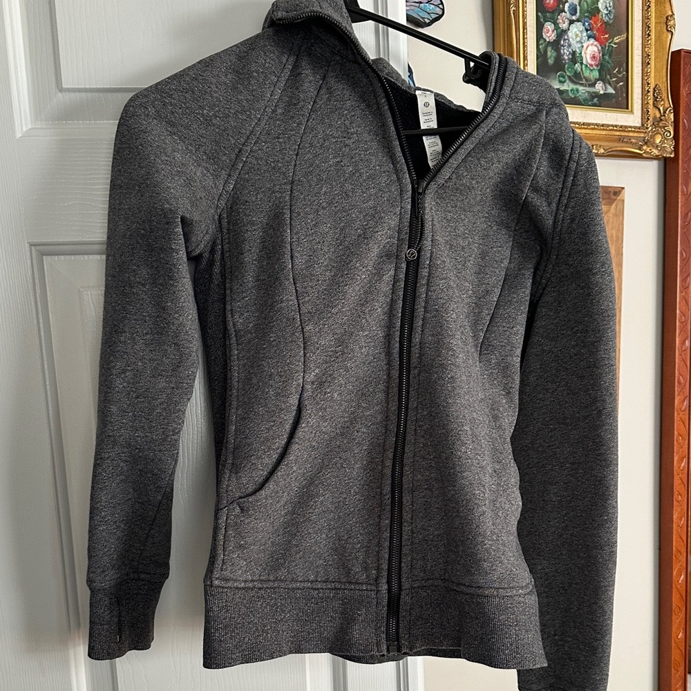 Lululemon scuba hoodie gray